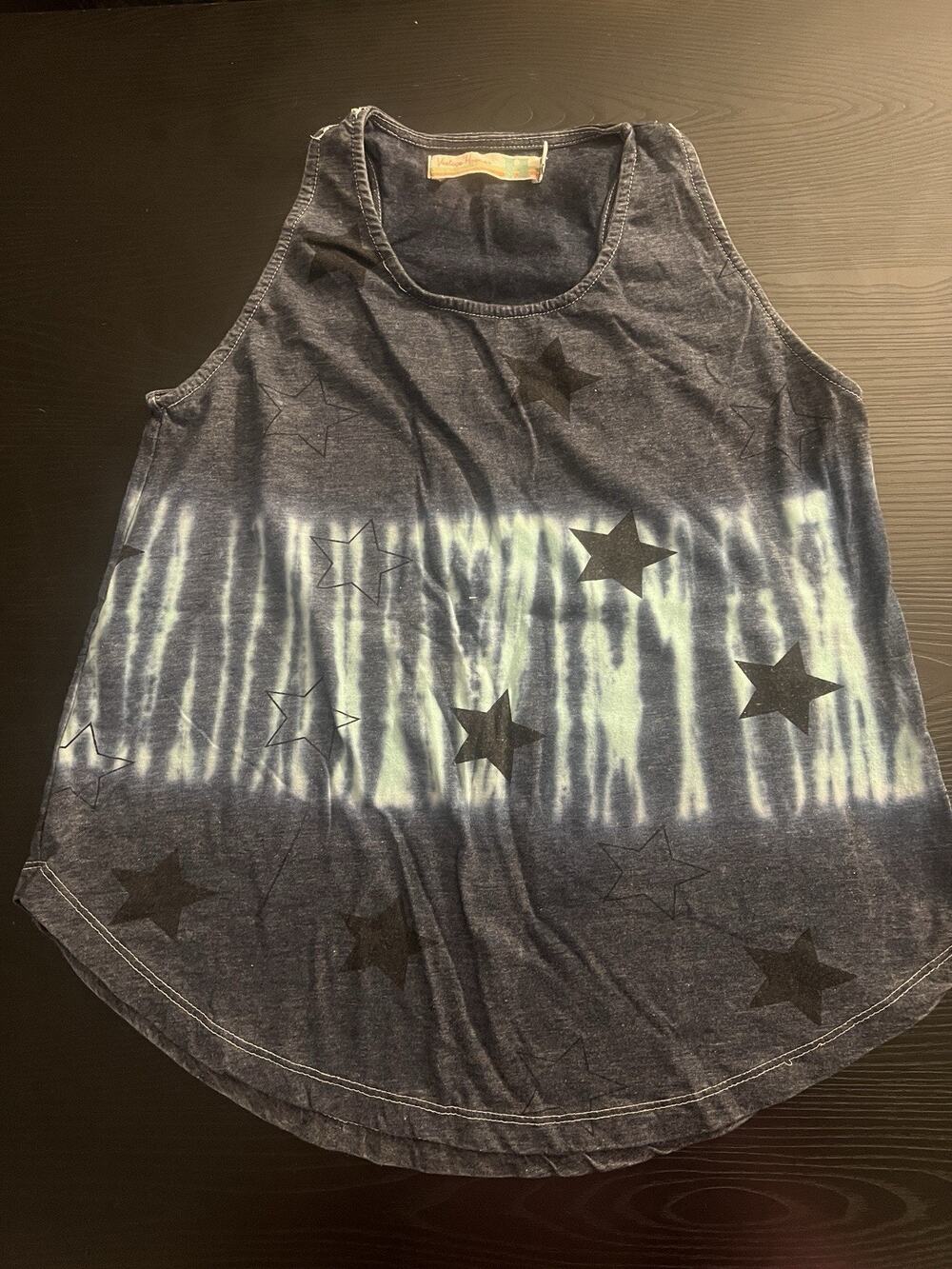 Vintage Havana Kids Tank Top Sz XL BLUE with Stars